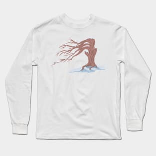 Tree in the snow Long Sleeve T-Shirt